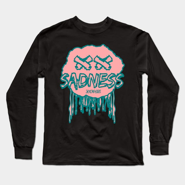 SADNESS ZONE Long Sleeve T-Shirt by AVOLATION